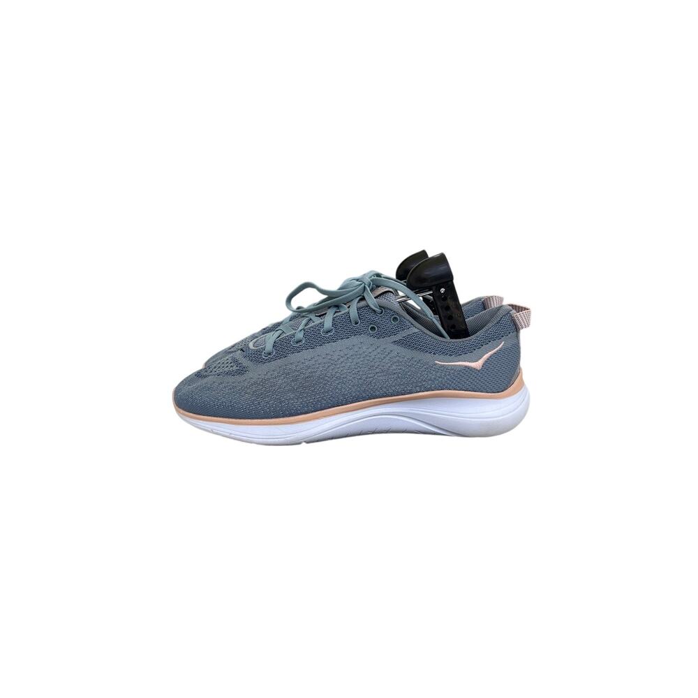 Women's Hoka One One Hupana Flow Knit Athletic Sneaker SZ 9 Gray